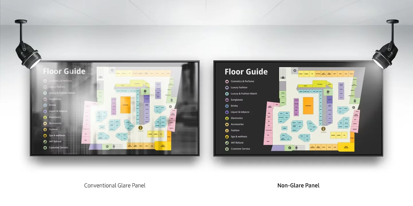 Samsung Signage Display QHC Series High Brightness UHD